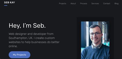 portfolio about me examples web developer