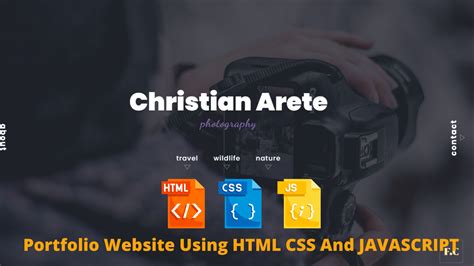 portfolio html css javascript source code
