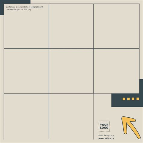 Poster Grid Template Free