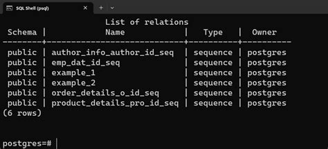 postgres reset sequence
