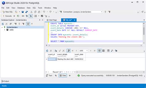 postgresql date get year