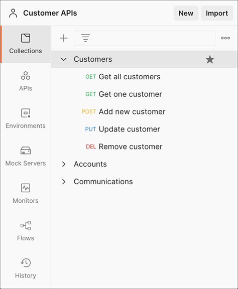 postman create api from collection