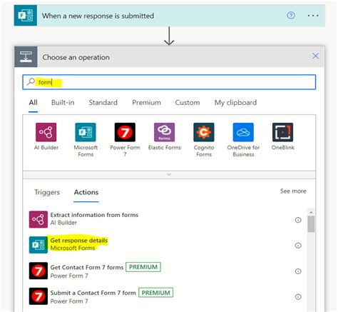 power automate forms to sharepoint list