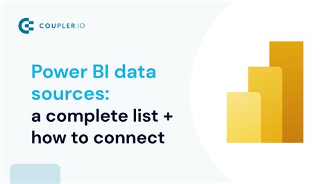 power bi data sources list