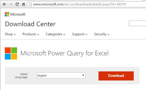 power query excel download mac