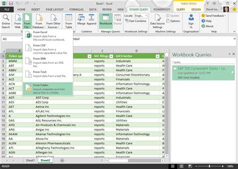 power query in excel download