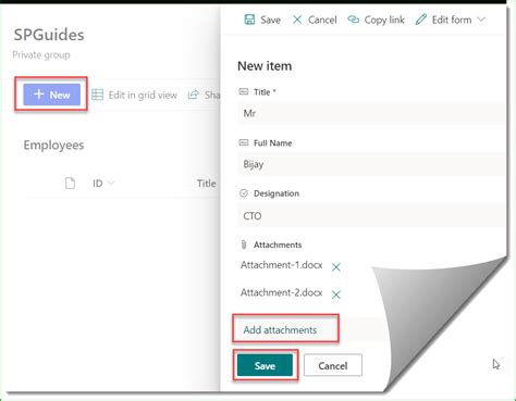 powerapps add attachment to sharepoint list without form