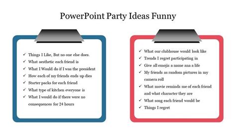 powerpoint presentation party topic ideas