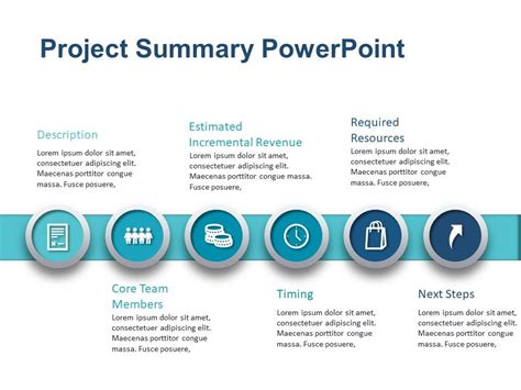 powerpoint template for project summary