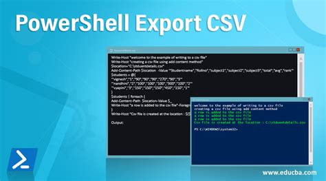 powershell export csv file already exists