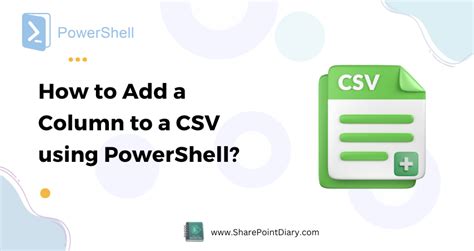 powershell export csv format columns