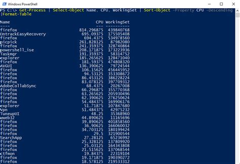 powershell format table csv 出力