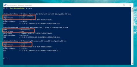 powershell get ad user group membership recursive