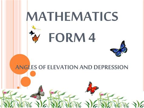 ppt mathematics form 4