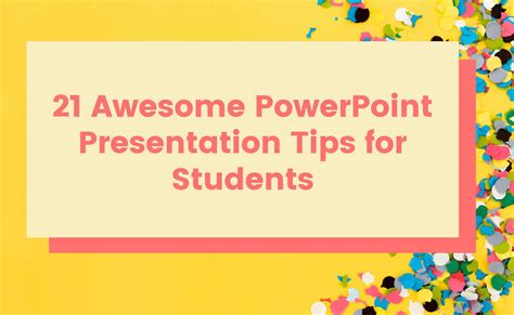 ppt presentation ideas for students