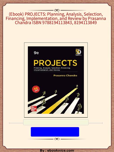 prasanna chandra project planning analysis selection implementation and review pdf