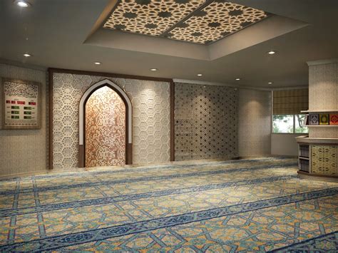 Lighting in a prayer room in Islam