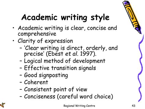 precision examples in academic writing