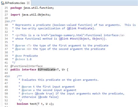 predicate in java 8 docs
