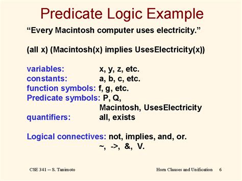 predicate logic examples
