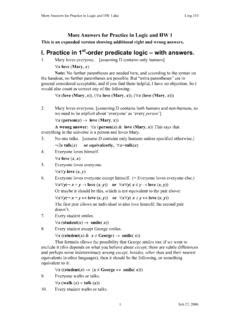 predicate logic practice problems with answers pdf