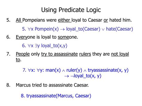 predicate logic sentence examples