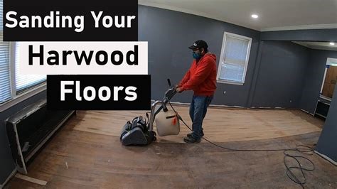 Preparing hardwood floor for sanding