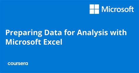 preparing data for analysis with microsoft excel coursera answers pdf