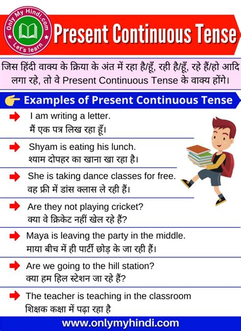 present continuous tense wh questions examples in hindi with answers