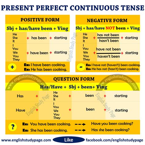 present perfect continuous tense questions and answers