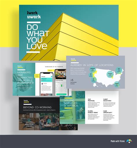 presentation deck template design