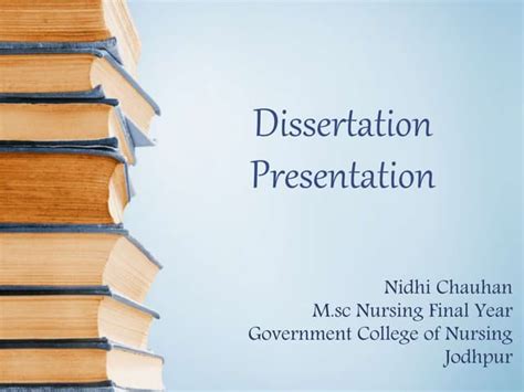 presentation dissertation example