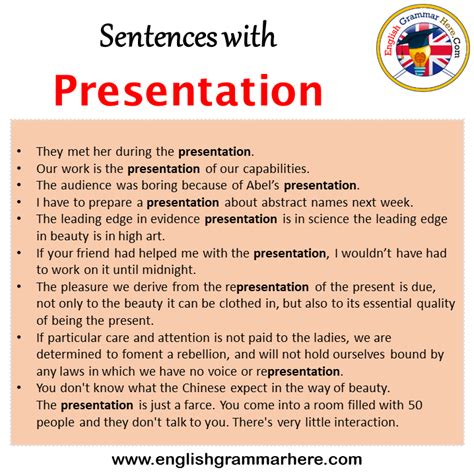 presentation ending sentences