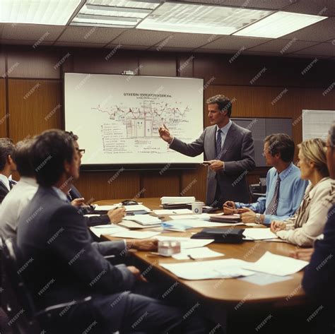 presenting a project plan to executives