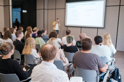 presenting to an audience