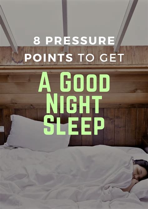 pressure points to stop sleep