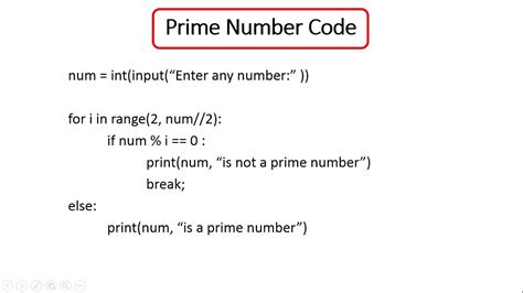 prime number program in python w3schools