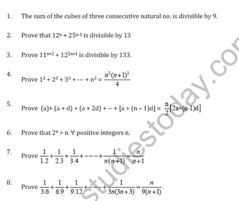 principle of mathematical induction questions and answers pdf