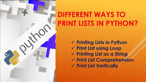 print all list items python