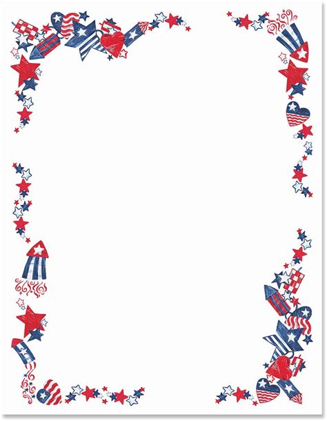 Printable 4th Of July Border