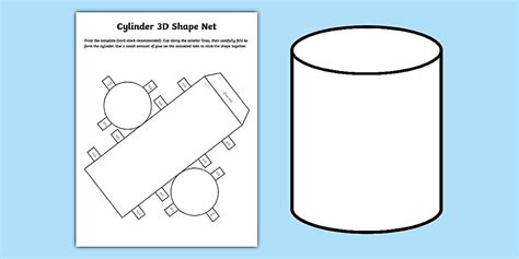 Printable Net Of A Cylinder