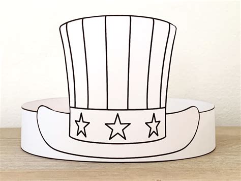 Printable Uncle Sam Hat