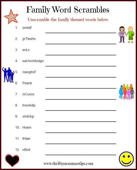 Printable Word Game