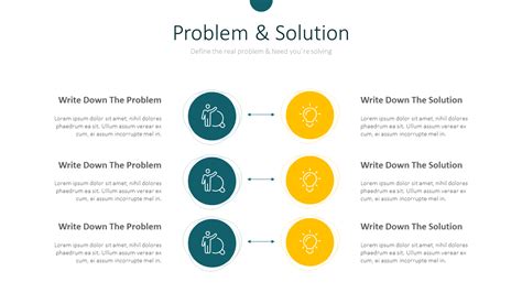 problem solution powerpoint template free