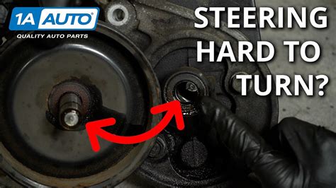 problem with steering wheel hard to turn
