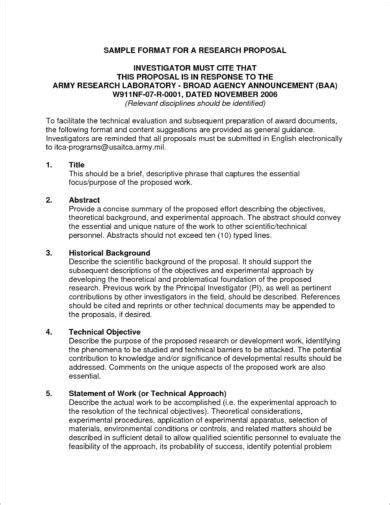 procedure research plan example