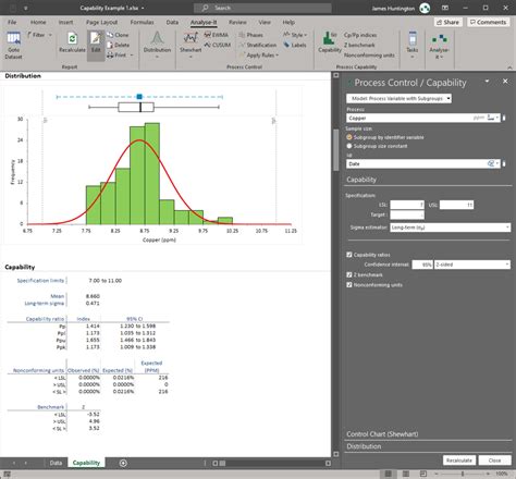 process capability analysis excel.template