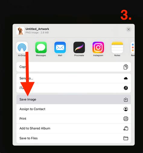 procreate how to export without background