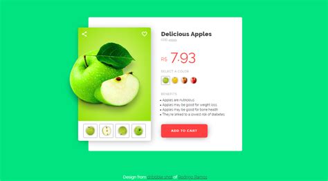 product card design html css codepen
