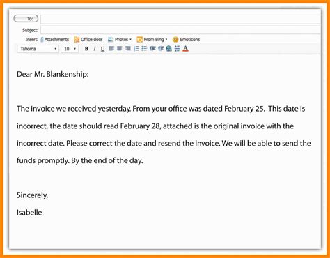 professional email writing topics for students